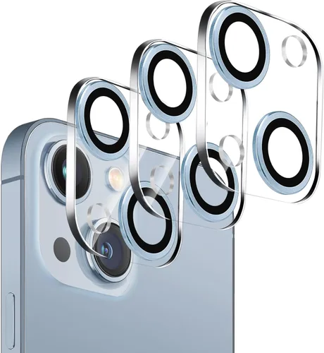Vista 12 de Dengduoduo Paquete de 3 protectores de lente de cámara para iPhone 13 de 6.1" y iPhone 13 Mini de 5.4", vidrio templado, Ultra HD, dureza 9H Todo
