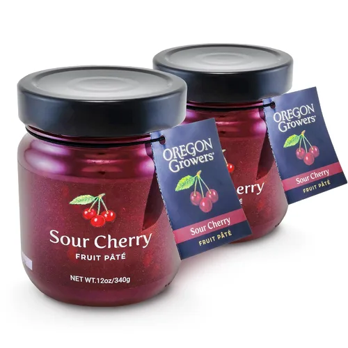 Vista 12 de Oregon Growers Paté de fruta de pera y limón - Mermelada de limón y pera, conservas naturales hechas con azúcar real, gelatina de frutas, combina