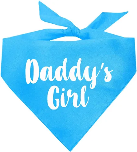 Vista 16 de Daddy's Girl - Bandana para perro para el día del padre (negro, XS 5)