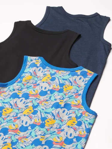 Vista 2 de Tienda Essentials Disney Marvel Star Wars Boys and Toddlers' Sleeveless Tank Top T-Shirts, Pack of 3