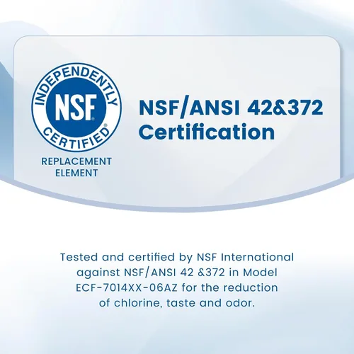 Vista 2 de Aqua Crest Reemplazo para Filtro de Agua Brita®, Jarras y Dispensadores, Clásico OB03, Mavea® 107007, y Más, Filtro de Agua para Jarra Certificado