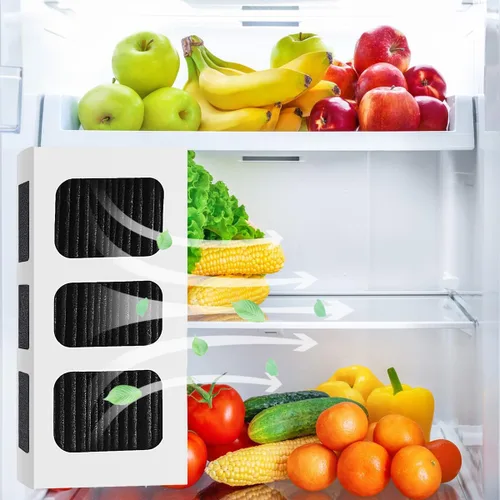 Vista 6 de Paquete de 6 filtros de aire de repuesto para refrigerador compatibles con Paultra2, compatible con Frigidaire Pure Air Ultra 2, Pure Air Ultra II