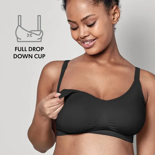 Vista 4 de Medela Keep Cool Ultra Bra Seamless Maternity & Nursing Bra with 6 Breathing Zones, Soft Touch Fabric and Extra Support