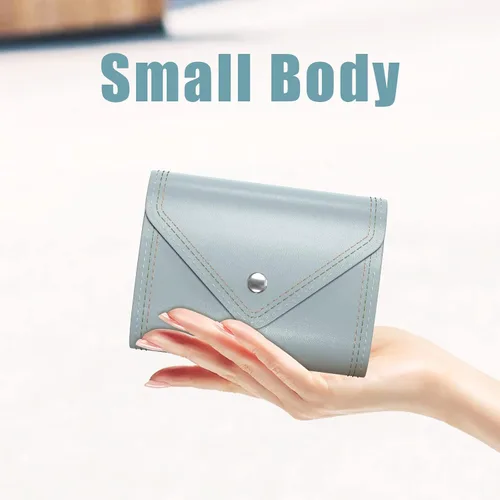 Vista 4 de Nipichsha Tarjetero para tarjetas de crédito, cartera pequeña para tarjetas, cartera delgada de cuero para tarjetas, funda de bolsillo para tarjetas