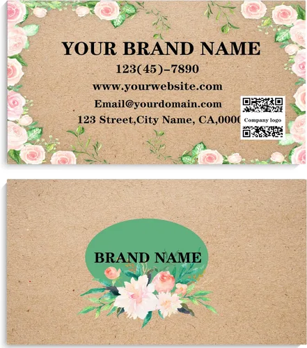 Vista 20 de Diseños de tarjetas de visita personalizables con logotipo y foto, 200/500 piezas, 3.5 x 2 pulgadas, añade texto fotográfico, imprime tus propias