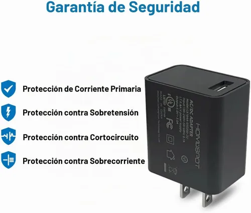Vista 4 de Fuente de alimentación con certificación UL 5V3A con interruptor 2.5A 2A 1.5A 1.5A 1A Adaptador de CA de carga rápida con interruptor de encendido