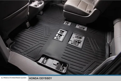Vista 4 de MAXLINER - Juego de alfombrillas de ajuste personalizado de 3 filas compatibles con Honda Odyssey 2011-2017