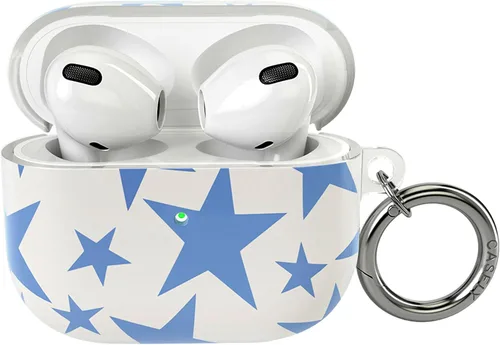 Vista 14 de Casely Funda compatible con AirPods 3 All Smiles Funda para AirPods con adhesivo de cara sonriente