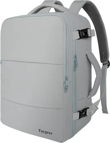 Vista 15 de Taygeer - Mochila de viaje para mujeres, mochila de cabina con puerto de carga USB y bolsa para zapatos, mochila TSA para laptop de 15.6 pulgadas