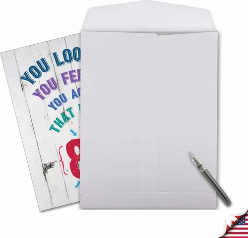 Vista 6 de NobleWorks - Divertida tarjeta de feliz cumpleaños número 85 (8.5 x 11 pulgadas) - Tarjeta jumbo para niños de 85 años, felicitaciones de cumpleaños