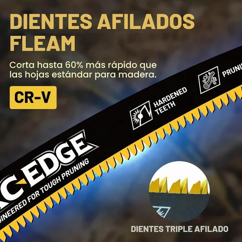 Vista 3 de TOLESA Hojas de sierra recíproca con borde de arco, 15 pulgadas 6TPI