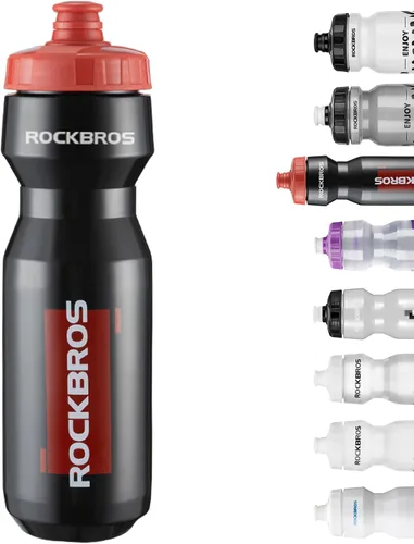 Vista 15 de ROCKBROS Botella de agua para bicicleta de 20oz-25oz Squeeze Ciclismo