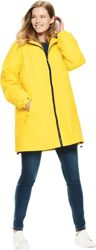 Vista 6 de Woman Within Chubasquero con capucha y talla grande para mujer