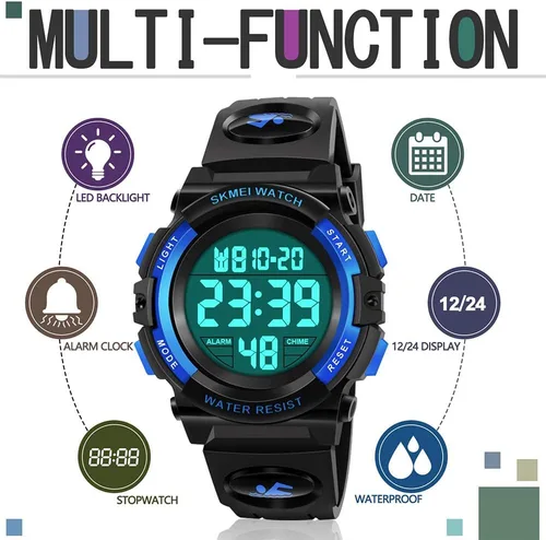 Vista 3 de ATIMO Reloj deportivo digital para niños - Regalos para niños
