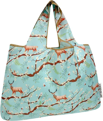 Vista 33 de allydrew Bolsas de comestibles reutilizables de nailon plegables grandes