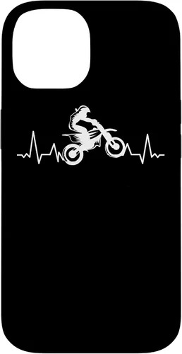 Vista 4 de Motocross Motorcyclist Dirtbike Pitbike Motorcyclist Case for iPhone 17