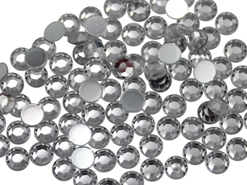 Vista 11 de Allstarco 500 unidades de diamantes de imitación acrílicos acrílicos SS40 Blue Aqua Lite de 0.315 pulgadas (0.315 in), QR120 para hacer joyas