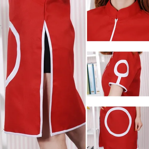 Vista 5 de Haruno Sakura - Disfraz de cosplay con diadema para mujer