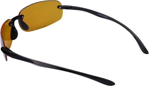 Vista 4 de The Influencer" - Gafas de sol polarizadas deportivas para hombres y mujeres, marcos ligeros, Marco negrolente de conducción nocturna