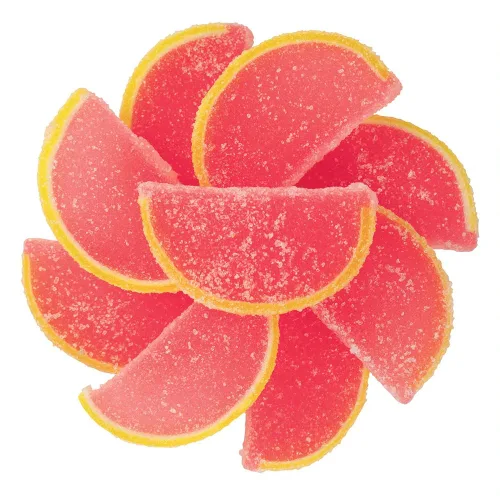 Vista 28 de NY Spice Shop Rebanadas de fruta de manzana – 1 libra de sabor cítrico masticable de gelatina de fruta de caramelo – Manzanas en rodajas a