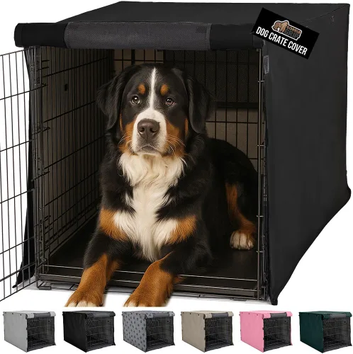 Vista 29 de GORILLA GRIP - Fundas para jaula de perro, cubierta de alambre para perrera Compatible con jaulas para perros de Amazon Basics, cubierta