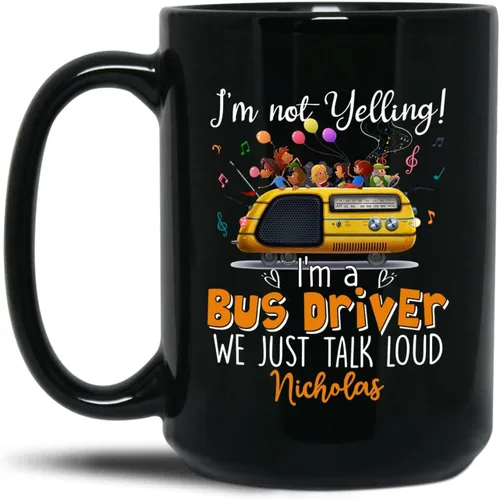 Vista 17 de A Truly Amazing Bus Driver Is Hard To Find, Difficult To Part With & Impossible To Forget Coffee Mug, Personalized Name School Bus Drivers Coffee