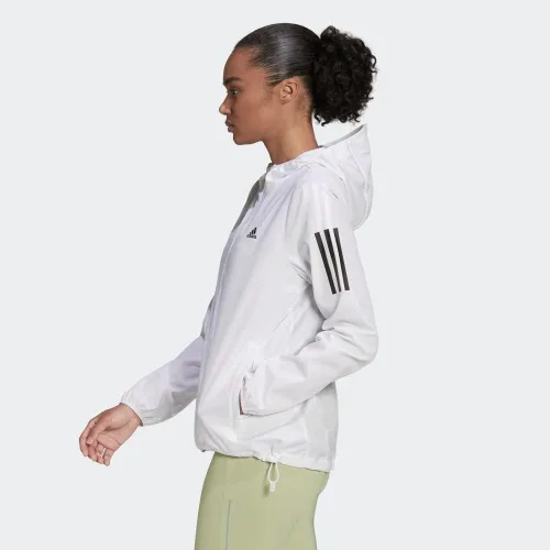 Vista 3 de adidas Cortavientos con capucha para mujer