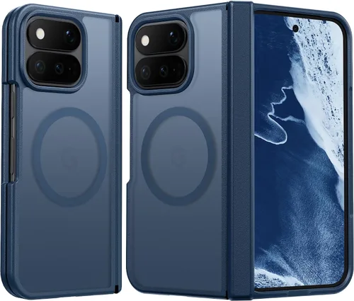 Vista 138 de FNTCASE - Funda para iPhone 16 Pro: magnética, mate, translúcida, de grado militar, protectora contra caídas, resistente, fina, duradera y a prueba