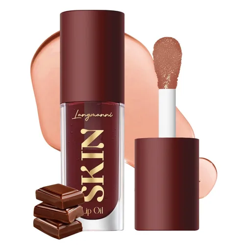 Vista 13 de BANGFENG Big Brush Head - Tinte hidratante para labios con brillo labial, brillo labial hidratante, bálsamo labial tintado, cuidado de labios 1
