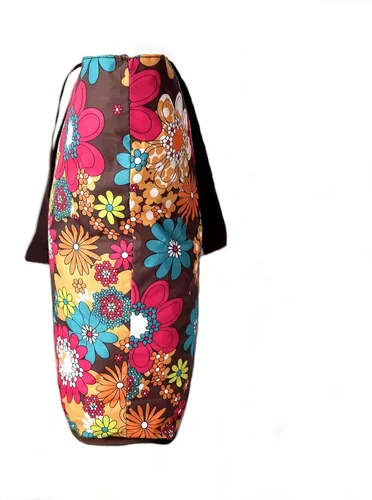 Vista 7 de Bolsas de comestibles plegables reutilizables para cocina, bolsa de asas plegable con cremallera