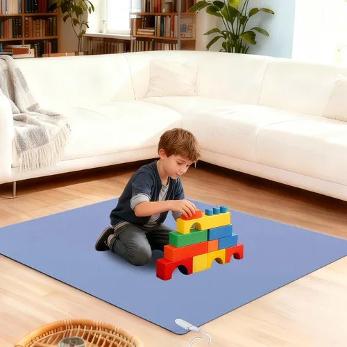 Vista 12 de Alfombrillas Calentadas para Piso, Alfombra Calentada con Temperatura Ajustable y Temporizador de 12 Horas, Alfombra Eléctrica Calentada