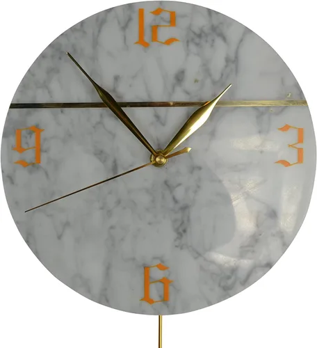 Vista 3 de Three Star Reloj de pared de péndulo de mármol moderno