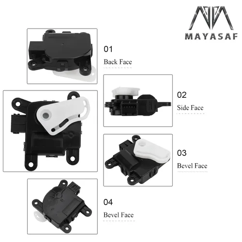 Vista 3 de 604-254 Actuador de puerta de mezcla de aire para calentador HVAC Actuador de puerta de aire A/C compatible con Kia Rio 2012 2013 2014 2015 2016