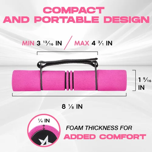 Vista 3 de Yes4All - Juego de pesas ajustables de mano para mancuernas de 2 piezas, perfectas para caminar o ejercicio de viaje para mujeres con correas