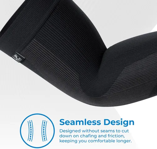 Vista 3 de LP SUPPORT 251Z - Manga de compresión para hombres/mujeres/jóvenes atletas, tendinitis, artritis, entrenamiento, fitness, baloncesto