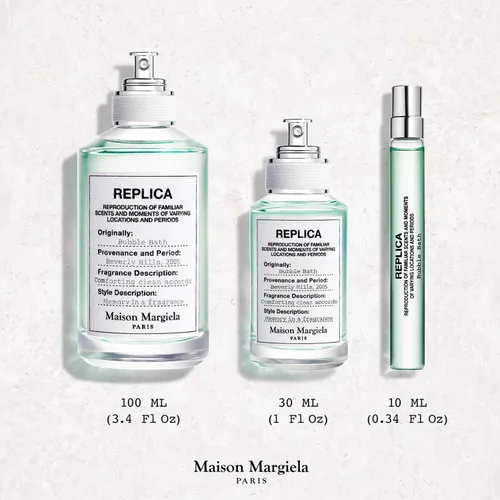 Vista 5 de Maison Margiela Replica Bubble Bath - Gentile Floral Fragrance Eau de Toilette with Soap Bubbles, Rose & Coconut Milk - Long Lasting - Relaxing