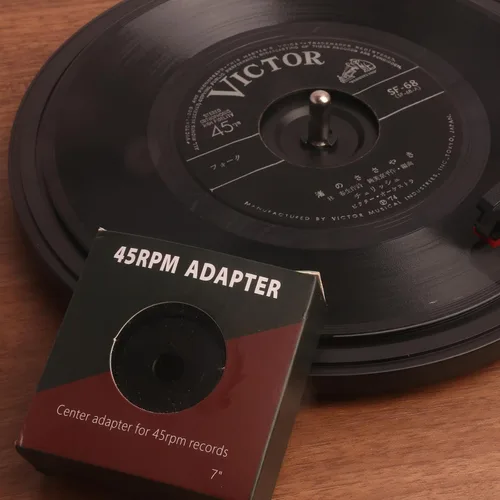 Vista 5 de Adaptador de 45 discos para tocadiscos de 45 RPM para tocadiscos de vinilo de 7 pulgadas, accesorios para tocadiscos de aluminio macizo
