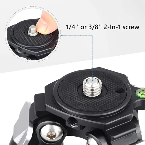 Vista 2 de ARTCISE Trípode de fibra de carbono - Escritorio portátil compacto ligero para cámara DSLR videocámara, carga máxima de 22 libras/22.0 lbs
