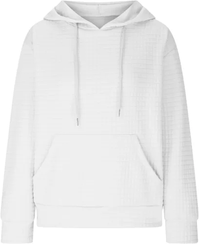 Vista 119 de SHAOBGE Sudaderas con capucha de gran tamaño para mujer, sudaderas con capucha para entrenamiento, suéteres casuales y cómodos trajes de moda