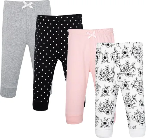 Vista 36 de Hudson Baby - Pantalones y leggings unisex de algodón para bebé 2-Rosa Negro
