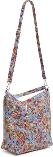 Vista 2 de Vera Bradley Bolso de hombro Hobo de gran tamaño de algodón para mujer