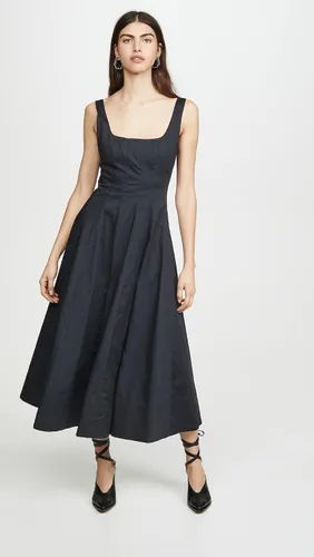 Vista 2 de STAUD Vestido Wells para mujer Negro