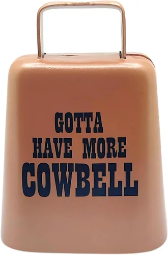 Vista 12 de Bevin Bells "Gotta Have More Cowbell" (X-Pequeño) Campana de Vaca de Kentucky con Color Cobre Hecha de Acero Fabricantes de Ruido Fuerte