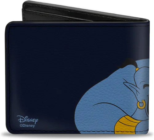 Vista 2 de Buckle-Down Billetera plegable para hombre Aladdin Genie