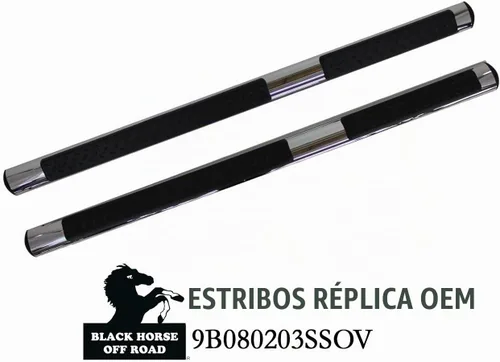Vista 5 de Black Horse - Juego de peldaños laterales de acero inoxidable compatible con Jeep Grand Cherokee 11-21