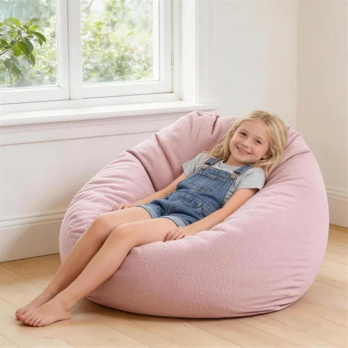 Vista 13 de LPMOERA Puf de espuma viscoelástica para niños/adolescentes con relleno redondo para niños, para sala de estar, dormitorio, dormitorio