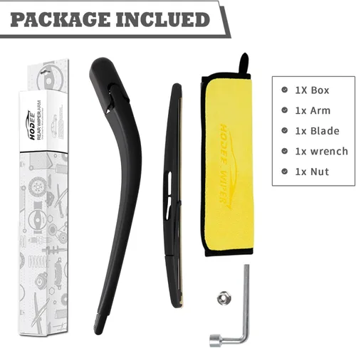 Vista 6 de Kit de brazo y limpiaparabrisas trasero para Dodge Magnum 2005-2009 Nitro 2007-2009