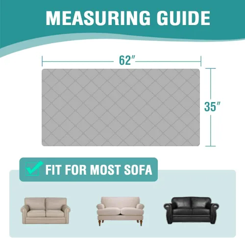 Vista 2 de Fundas de cojín 100% impermeables para sofá de cama de perro, protector de sofá seccional para mascotas, protector antideslizante de muebles
