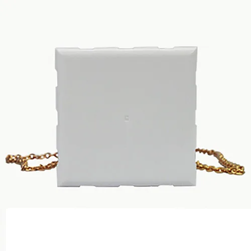 Vista 3 de QZUnique Bolso de embrague elegante de acrílico de la forma del lápiz labial de las mujeres bolso