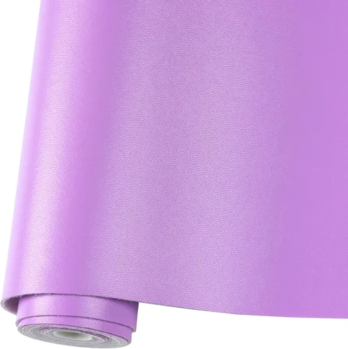 Vista 22 de Rollo de hojas de cuero sintético liso de color sólido 12"X53" (30cmX135cm), muy adecuadas para hacer manualidades, aretes de cuero, lazos, costura